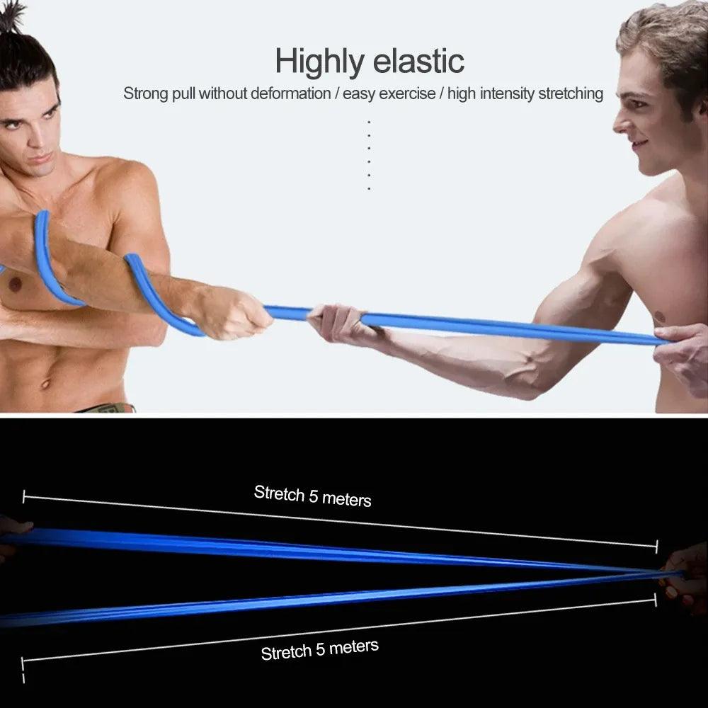 Yoga Elastic Bands Portable Pilates Hip Circle Expander Bands Latex Resistance Bands Belt - ADEEGA